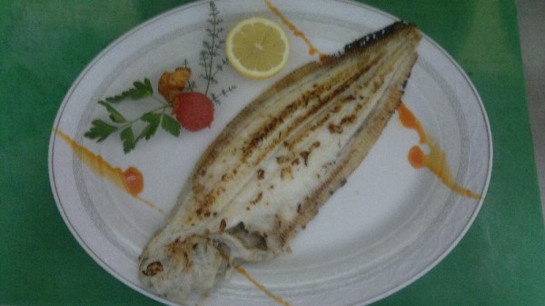 Lenguado fresco plancha